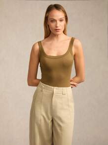 SHEIN BASICS 4 шт./комплект жіночих однотонних в'язаних боді, повсякденні - Різнокольоровий - Переглянути 2
