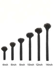 Boho Braids 4-14英寸 0.6厘米 厚度 10股 100% 真人发丝 男士/女士辫子接发 - S1 - 查看 3