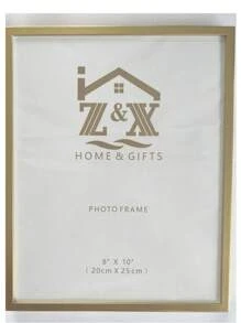 SHEIN 1pc Golden Wpc Minimalist Style Picture Frame Including Photo Paper, Can Be Hung On The Wall Or Placed On The Table, Suitable For Home, Bedroom, Dining Room, Living Room Decor Valentine DAY, Valentines Wedding, Birthday