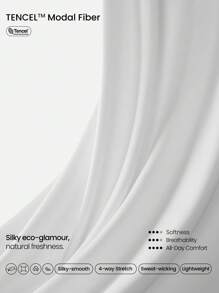 GLOWMODE Tencel Modal Oversized Everymode Tee Daily Casual Summer Compression Shirt
