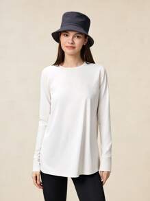 OutZeal 女式清凉防晒高科技面料宽松徒步T恤长袖运动上衣