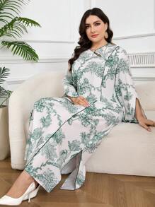 Al Najma Plus Size Casual Simple Fashion Dress For Daily Wear - Multicolor - View 6