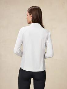 OutZeal SunProof UPF50+ 防晒立领半拉链长袖 T 恤女式运动衫