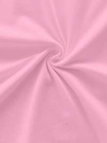 SHEIN EZwear 粉色花卉印花休闲简约圆领女式背心，适合夏季 - 粉色 - 查看 6