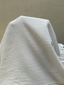 SHEIN EZwear 大码百搭女式休闲短裤 - 白色 - 查看 6