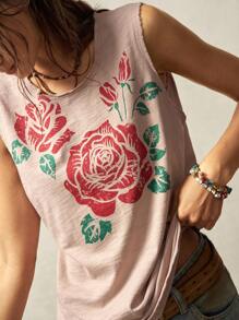 Bohemela 1 chiếc áo ba lỗ cổ tròn dệt kim màu trơn bó sát dành cho nữ - Màu Hồng baby - Xem 2