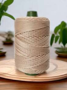 250g/卷 DIY 编织绳、钩针线、夏季轻粘胶冰绳、太阳帽手工编织 DIY、钩针、靠垫空心亮纱用于钩针钩针包帽子鞋子 - 彩色 - 查看 5