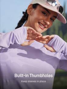 In My Nature Damska koszulka do jogi, pilatesu, fitnessu sportowego, biegania, treningu, z elastycznej, oddychającej siateczki, z krótkim rękawem, fioletowa, letnia