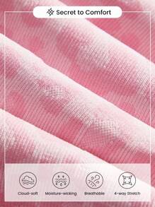 SHEIN Sports Women's Leopard Print 2pcs Sports Bra & Wide Leg Pants Fitness Outfit