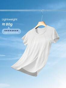 GLOWMODE Coolmax 無縫健身短袖 T 恤,修身款式,快乾透氣,健身運動短袖上衣