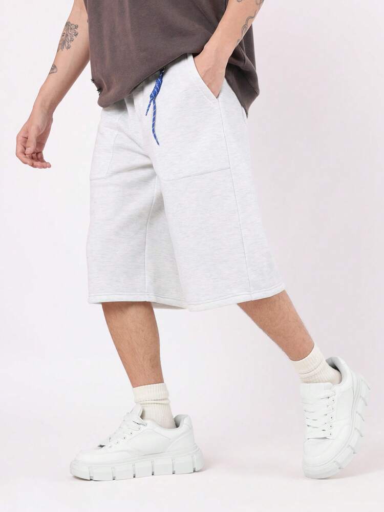 Pantalones cortos de polar con bolsillos laterales