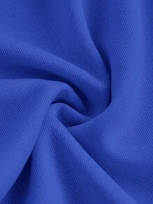 SHEIN ICON Women's Multi-Layer Ruffle Trim Low Rise Y2K Mini Navy Blue Skirt - Royal Blue - View 4