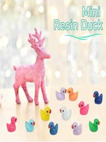 SHEIN Rubber Duck Bath Toy - No Hole Giant Duck, Waterproof Big Duckie Shower Water Toy Without Hole For Home, Decor, Party Gift - Multicolor - View 4
