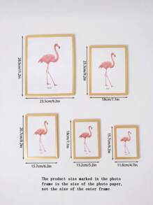 SHEIN 1pc Golden Wpc Minimalist Style Picture Frame Including Photo Paper, Can Be Hung On The Wall Or Placed On The Table, Suitable For Home, Bedroom, Dining Room, Living Room Decor Valentine DAY, Valentines Wedding, Birthday