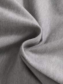 SHEIN Tween Boy Graphic Crew Neck Short Sleeve Knit T-Shirt - Grey - View 6