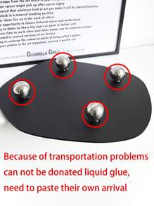 1 件简约风格亚克力托盘，带镜面，家居装饰情人节、情人节婚礼、生日 - 黑色 - 查看 2