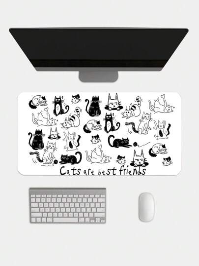 Kawaii Cartoon Bowknot Non-Slip Waterproof Thickened Mouse Pad 919979