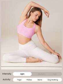 GLOWMODE FeatherFit™ Essential Multi-Strap Bra Light Support Low Impact Yoga Daily