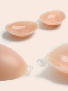 2pairs Silicone Circular Pasties, Suitable For Everyday Wear - Apricot - View 5