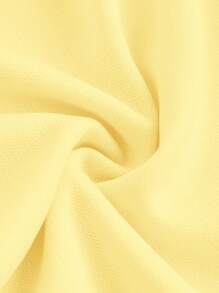 SHEIN ICON Women's Multi-Layer Ruffle Trim Low Rise Y2K Mini Yellow Skirt - Mustard Yellow - View 4