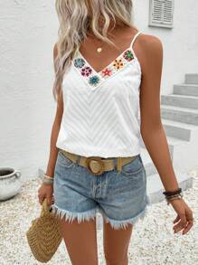 Breezaya Women's Floral Print Loose Tank Top For Vacation