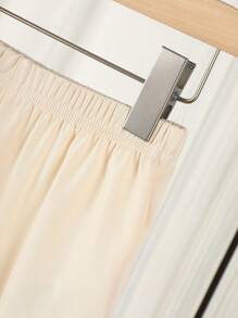 2pcs/Set Young Boy Traditional Robe Attire Abaya/Thobe For Ramadan/EID/Mubarak - Apricot - View 6