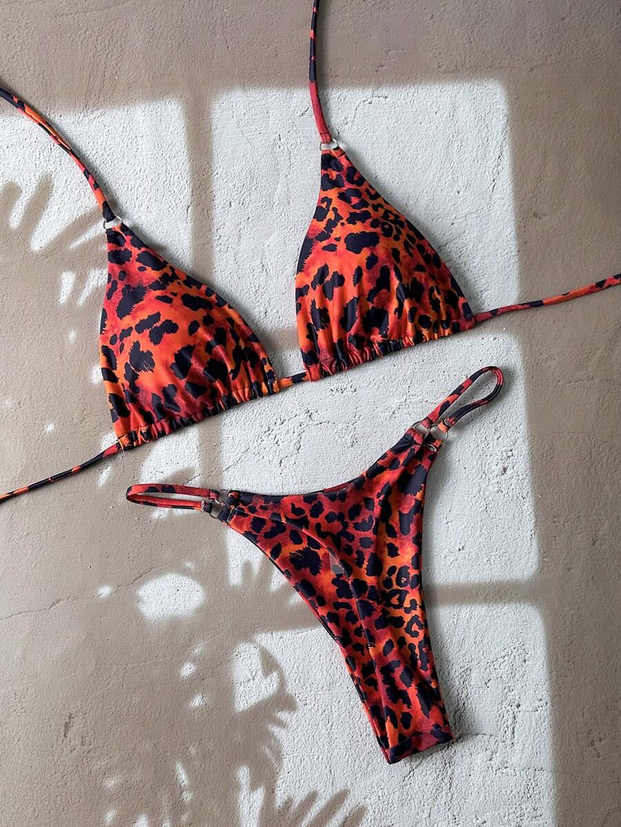 Swim Vcay 女士海滩印花比基尼套装，夏季服装 - 彩色 - 查看 1