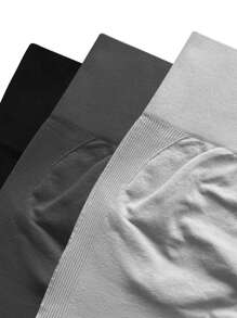 Gameset SHEIN Sport 3pcs Seamless High Elasticity Sport Shorts, Minimalist & Fashionable, Suitable For Summer - Multicolor - View 6