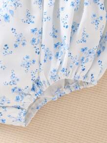 Souflis Souflis Infant Simple & Fashionable Casual Everyday Bodysuit - Blue - View 8