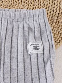 SHEIN 2pcs Young Girl' Fashionable Casual Flared Pants, Spring/Autumn - Multicolor - View 5