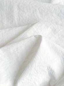 Flirla Vacation Style Simple Ruffle Strap Solid Color Collared A-Line Mini Dress, Summer