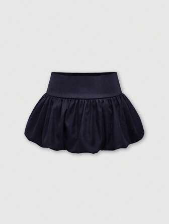 Kawaii Jupe mini taille basse style casual "Bubble Girl" Y2K pour femmes, convient pour l'automne/hiver