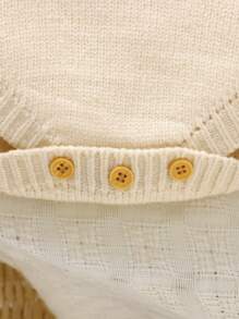 SHEIN 男婴针织连体裤，简约时尚，适合夏季