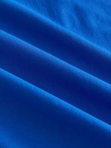 Manfinity VCAY Men's Loose Knit Short Sleeve Crew Neck T-Shirt Set - Blue - View 6