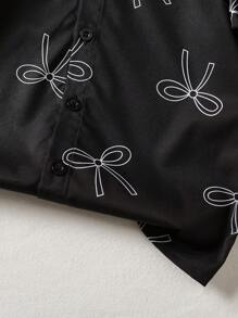 Elladie kids 年轻女孩的简约时尚短袖衬衫，适合夏季 - 彩色 - 查看 7