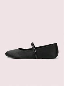 CUCCOO DOLLMOD Women's Black Cute Flat Casual Shoes Suitable For Middle School Students - Black - View 6