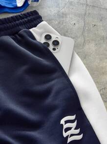 Manfinity VCAY Men's Loose Knit Short Sleeve Crew Neck T-Shirt Set - Blue - View 5