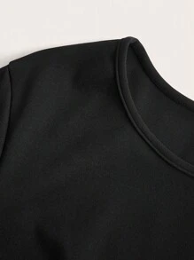 Ellevyn 大码优雅通勤纯色褶皱上衣和花卉印花裙两件套优雅度假两件套夏季婚礼宾客女士婚礼宾客 - 彩色 - 查看 5