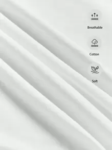 Baby Girl Short Sleeve Crew Neck Casual Top, Suitable For Summer - White - View 6