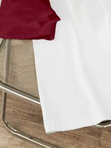 Claim Dot Standard Fit Men's Red Raglan Sleeve T-Shirt, Minimalist & Fashionable, Suitable For Summer - Multicolor - View 3