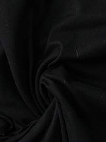 Flirla Set da 2 pezzi da donna taglie forti: maglia asimmetrica a costine + abito con spallini sottili, arricciato, spacco e contrasto di colori, autunno/inverno