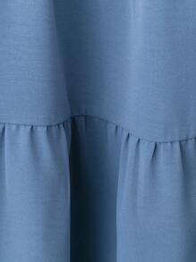 SHEIN Essnce Traje de verano para mujer talla grande, traje de muñeca, traje azul, vestido elegante para mujer, traje casual, atuendos de verano para mujer