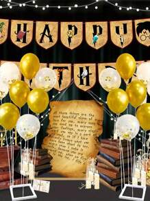 SHEIN 1 套可变形气球架 - 可调节桌面中心装饰架，适用于婚礼、万圣节、圣诞节、新年、春节、生日派对装饰，易于组装和可重复使用的设计、圣诞节 - 彩色 - 查看 4