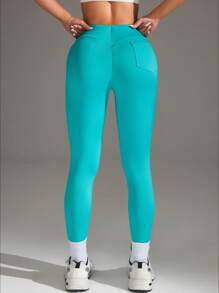 SHEIN Sport Studio Women Tight-Fitting Yoga Sports Leggings