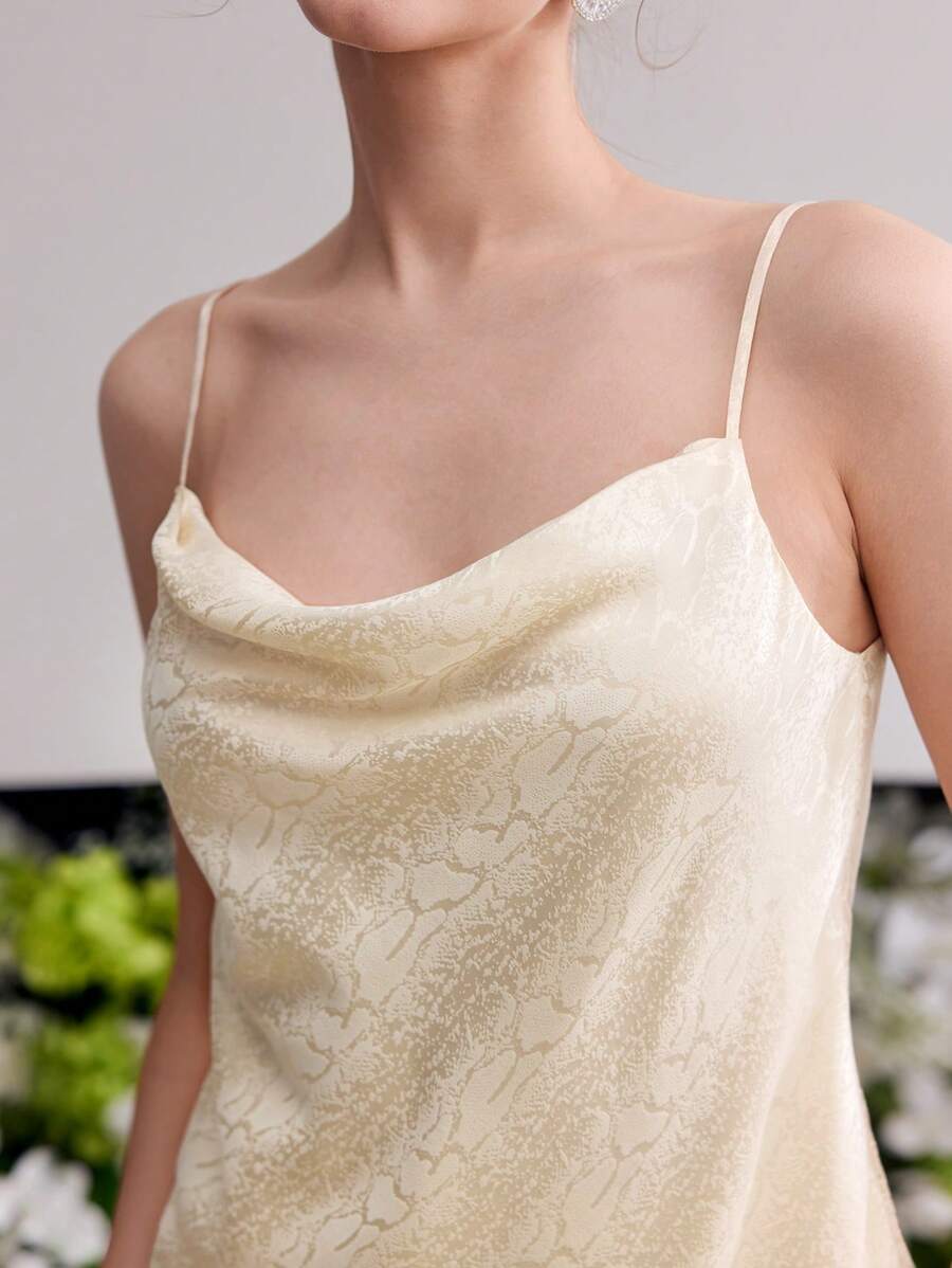 MOTF PREMIUM 真丝提花吊带背心