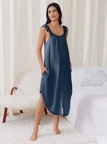 SHEIN Hebammen Krankenhauskleid für Geburt und Entbindung
