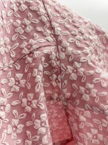 Chiquease Women's Short Sleeve Round Neck Simple And Fashionable Blouse, Suitable For Summer - Dusty Pink - View 7