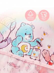 SHEIN X Care Bears 3件套0-3岁婴儿防水围兜，TPU材质，防护，防污，柔软轻便，可折叠便携，适合喂奶 - 彩色 - 查看 2