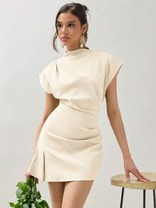 COSMINA Ladies' Plain And Simple Daily Wear, Wrinkle Shirt - Apricot - View 6