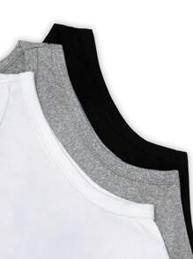 GlowEve Women Summer Solid Color Crew Neck Casual Camisole - Multicolor - View 4